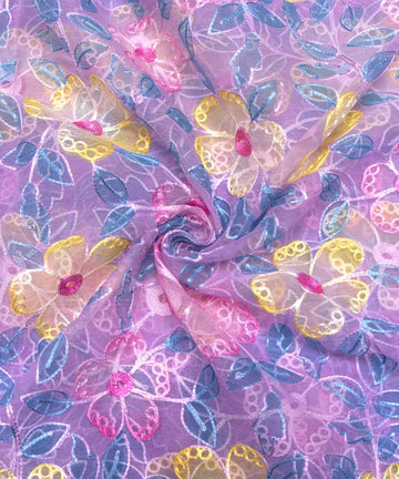Organza Embroidery Fabric